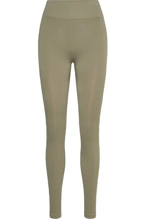 Hummel Hmlmt Define Seaml Scrunch Tights Khaki