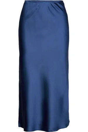 Coster Copenhagen Cc Heart Skyler Sateen Skirt Blue