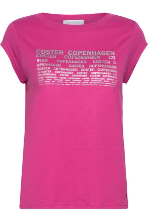 Coster Copenhagen T-Shirt With Coster Print - Cap Sle Pink