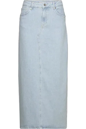 Ivy Copenhagen Ivy-Zoe Maxi Skirt Wash Mallorca Blue