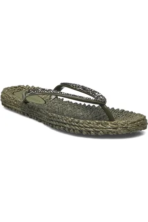Ilse Jacobsen Flip Flop With Rhinest S Khaki