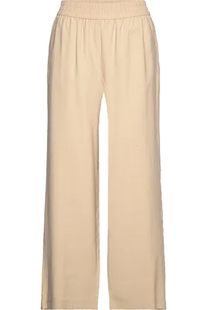 VERO MODA Vmcarmen Hw Wide Pull-On Pant Noos Beige