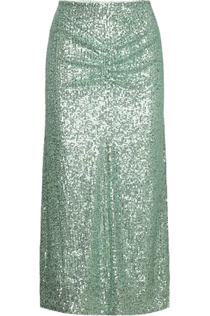 Soaked in Luxury Slhavanna Skirt Green