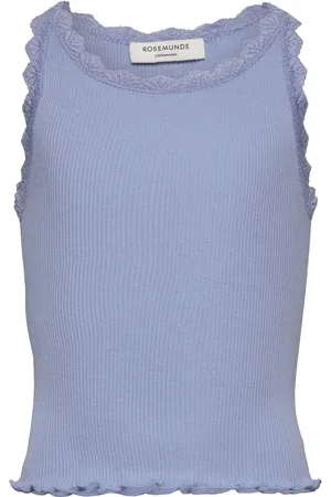 Rosemunde Rkbeatha Sl Top W/ Lace Blue
