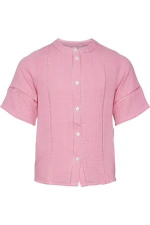 VERO MODA Vmnatali 2/4 Lace Short Top Wvn Girl Pink