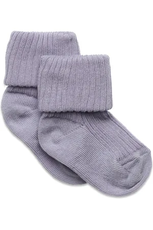 mp Denmark Cotton Rib Baby Socks Purple