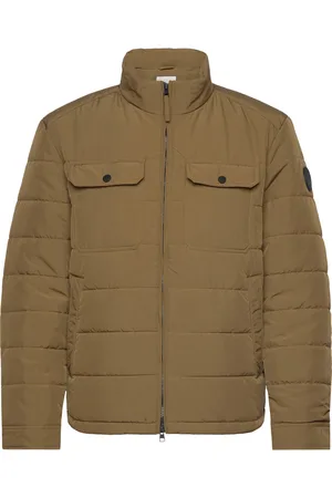 GANT Channel Quilted Jacket Brown
