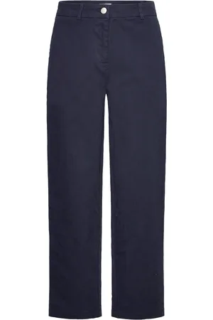 VILA Vistorma Rw 7/8 Chino Pants Navy