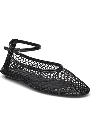 MANGO Ballet Flats With Mesh Bracelet