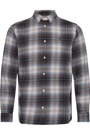 AllSaints Valens Ls Shirt Brown