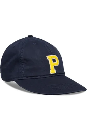 Ralph Lauren Letterman Cotton Twill Ball Cap Navy