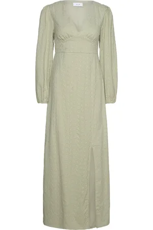 VILA Vimalina L/S Maxi Dress/Ka Green