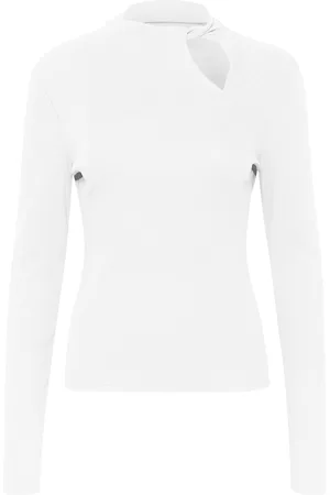 Gestuz Drewgz Ls Knot Blouse White