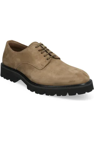 S.T. VALENTIN Lightweight Derby - Grained Leather Green