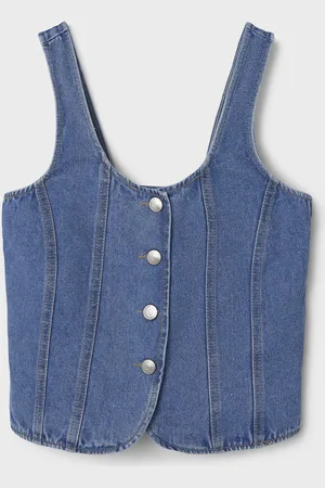 LMTD Nlfskatizza Dnm Strap Vest Blue