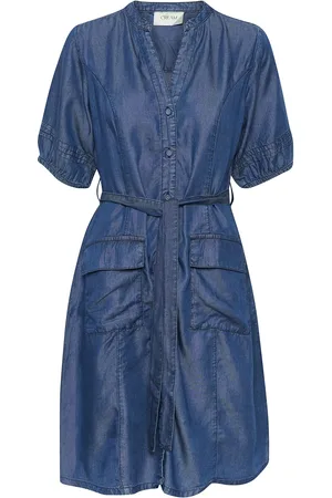 Cream Crmolly Dress - Zally Fit Blue