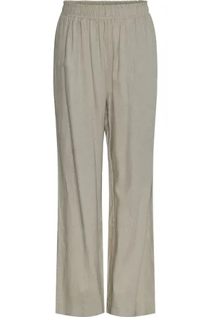 Y.A.S Flaxy Hw Linen Pant Noos Beige