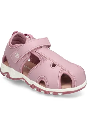 Color Kids Baby Sandals W. Velcro Strap Pink