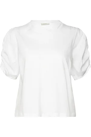 INWEAR Payanaiw Woven Trim Tshirt White