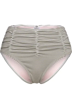 Beck Söndergaard Fendra Gathered High Waist Bikini B Khaki