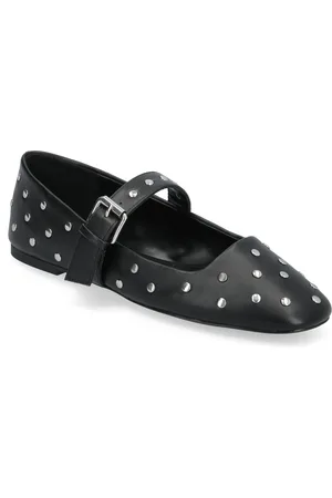MANGO Studded Ballet Flats