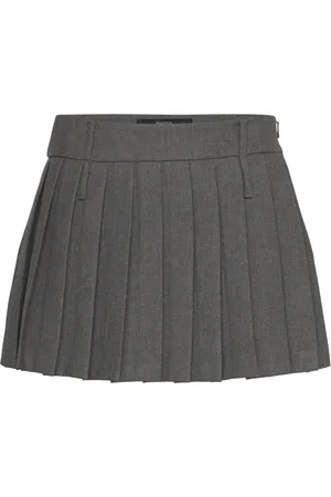 MANGO Pleated Mini-Skirt