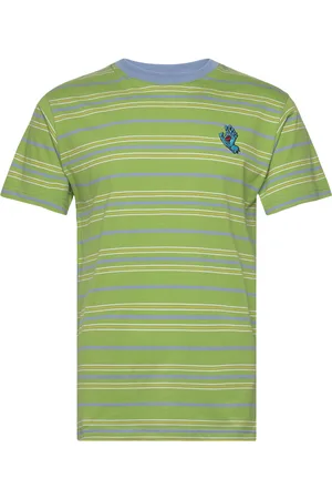 Santa Cruz Mini Hand Stripe T-Shirt Green