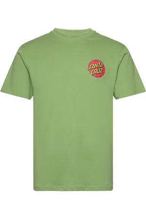 Santa Cruz Classic Dot Chest T-Shirt Green