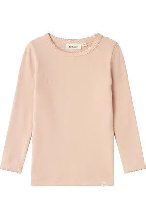 Lil Atelier Nmfgago Kin Ls Slim Top Lil Pink