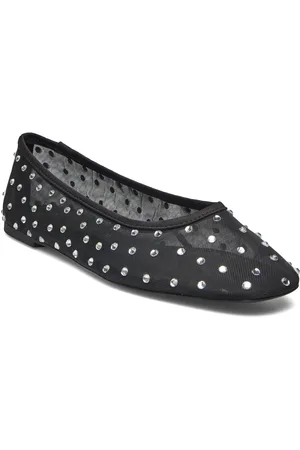 MANGO Rhinest Ballet Flats