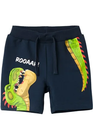 NAME IT Nmmmeir Gigantosaurus Long Shorts Vde Navy