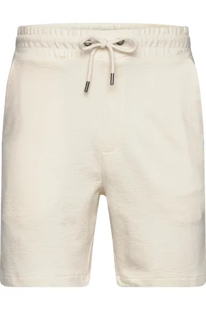 Clean Cut Calton Structured Shorts Cream