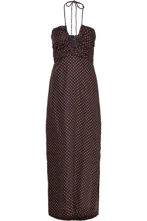 FAITHFULL THE BRAND Tortugas Midi Dress Black