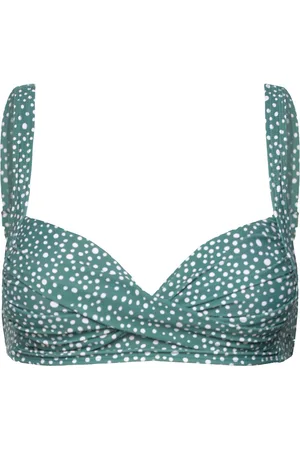 Panos Emporio Ditsy Dots Medea Top Green