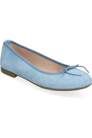 Bianco Biamadison Ballerina Suede Blue