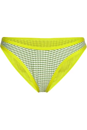Speedo Gingham Scoop Bottom Green