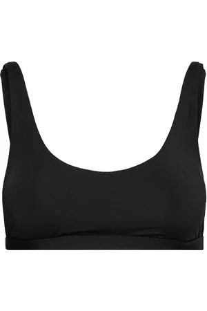 Speedo Gen Solid Scp Nck Bikini Top Black
