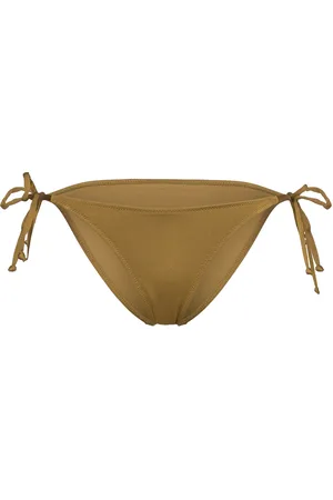 Understatement Strappy Bikini Briefs Khaki