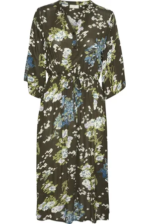 Kaffe Kaekua Amber Dress Khaki