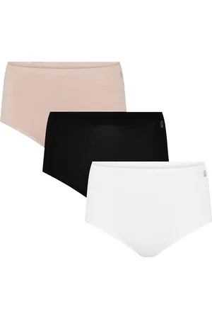 URBAN QUEST 3-Pack Women Bamboo Maxi Brief White