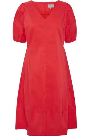 Culture Cuantoinett Ss Dress Red
