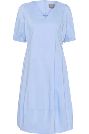 Culture Cuantoinett Ss Dress Blue