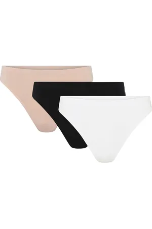 URBAN QUEST 3-Pack Women Bamboo String Brief White