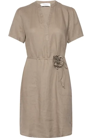 Rosemunde Linen Dress Brown
