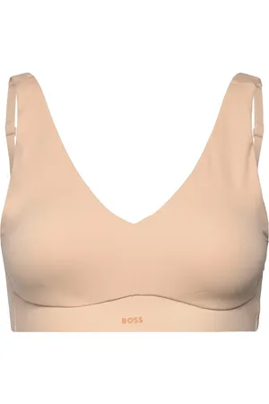HUGO BOSS Bralette Laser Cut Beige