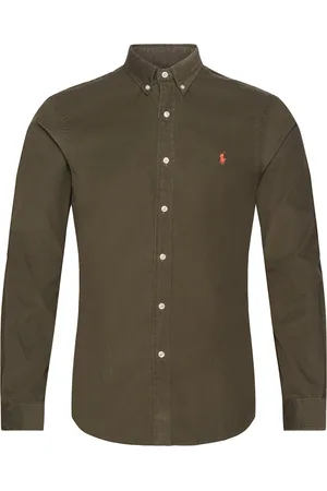 Ralph Lauren Slim Fit Corduroy Shirt Khaki