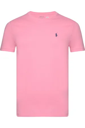 Ralph Lauren Custom Slim Fit Jersey Crewneck T-Shirt Pink