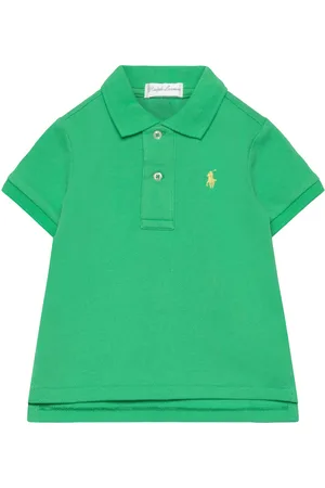 Ralph Lauren Cotton Mesh Polo Shirt Green