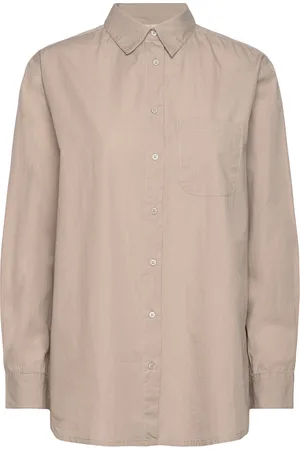 Moshi Moshi Mind Gaia Shirt Poplin Beige