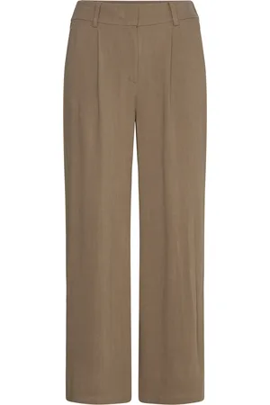 VERO MODA Vmvera Mw Wide Linen Pant Brown